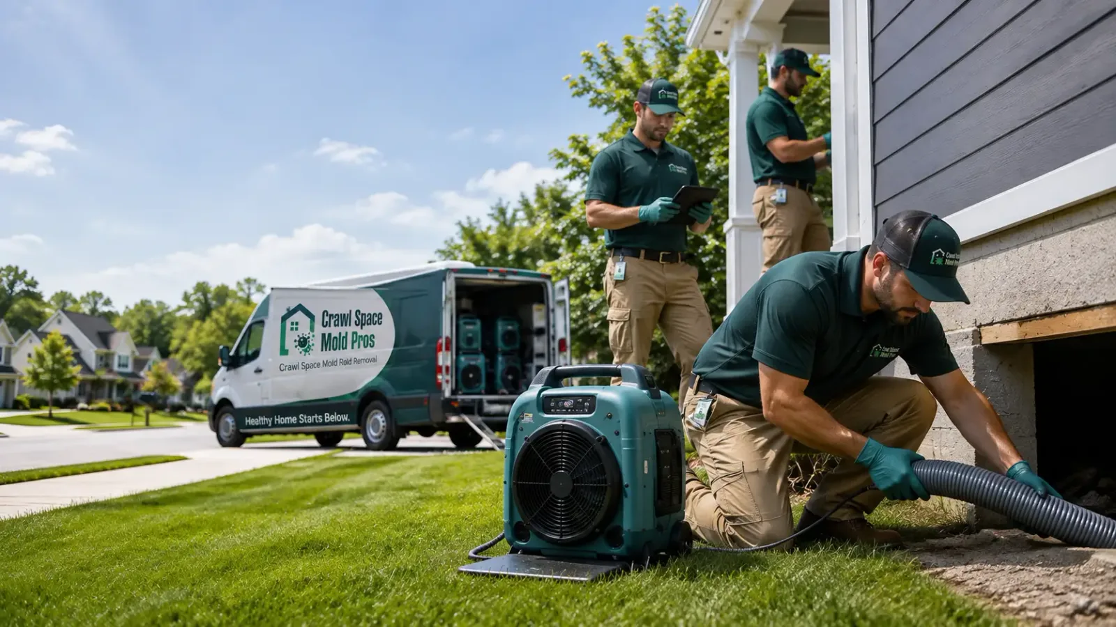 Crawl Space Mold Removal in Warren, MI
